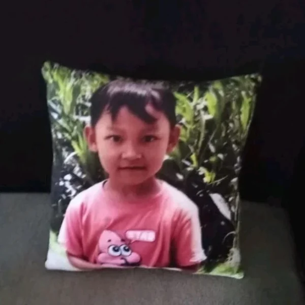 Bantal Foto Custom Ukuran 25X25 Full Foto