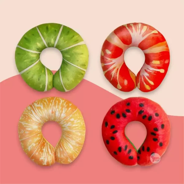 Bantal Leher Dewasa Lucu Motif Buah - Buahan
